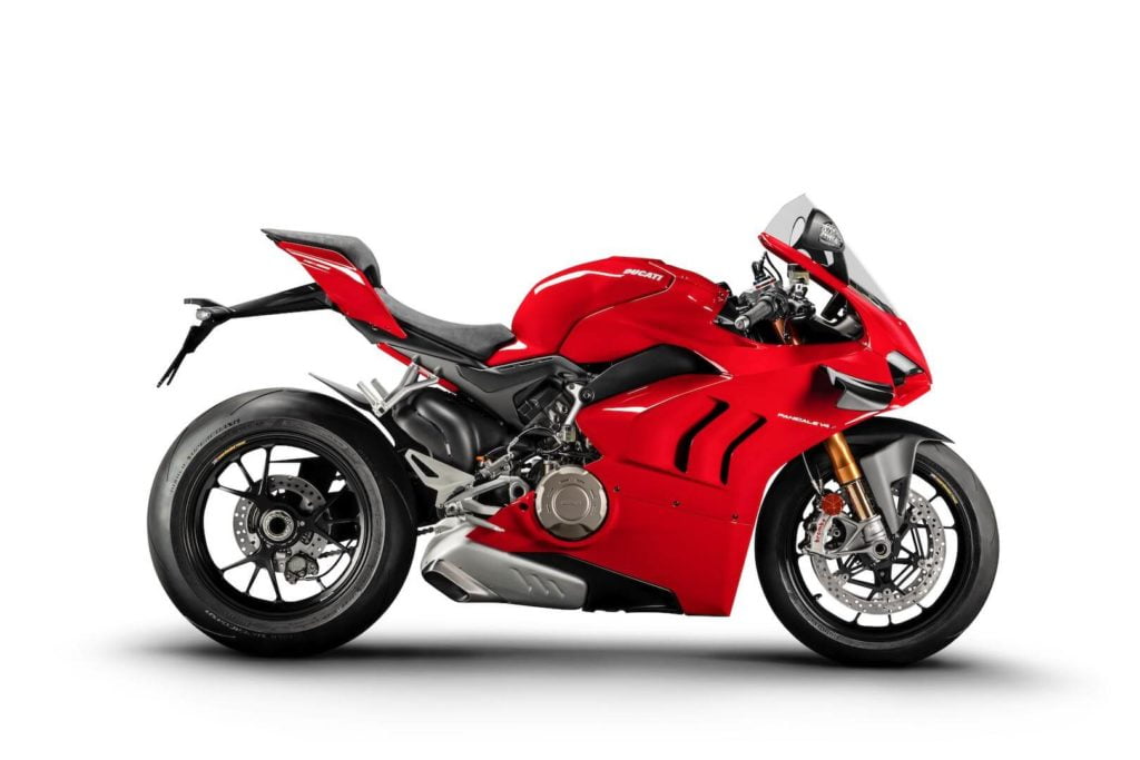 2020 Ducati Panigale V4 S RHS studio image