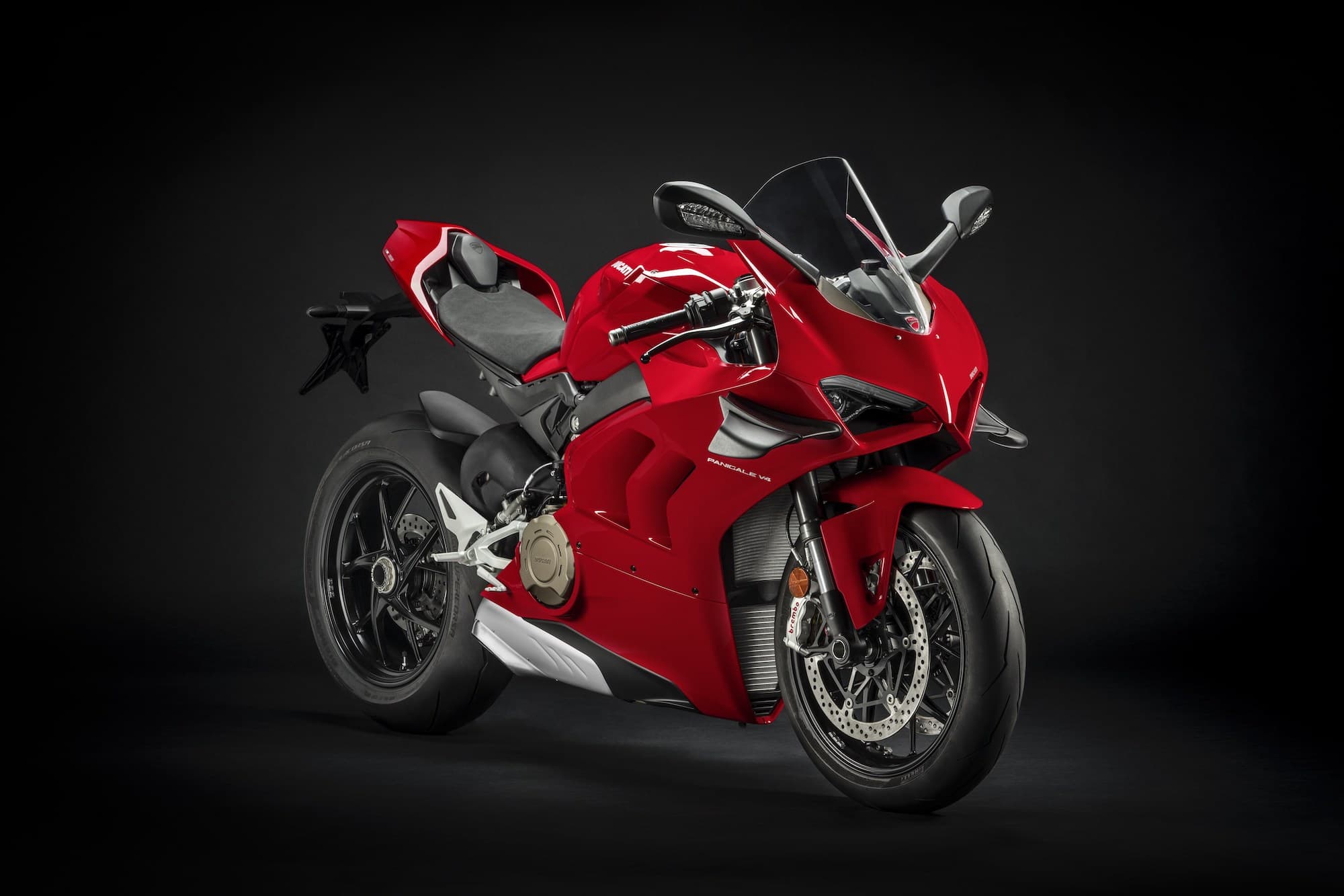 2021 Ducati Panigale V4 base model studio diagonal RHS