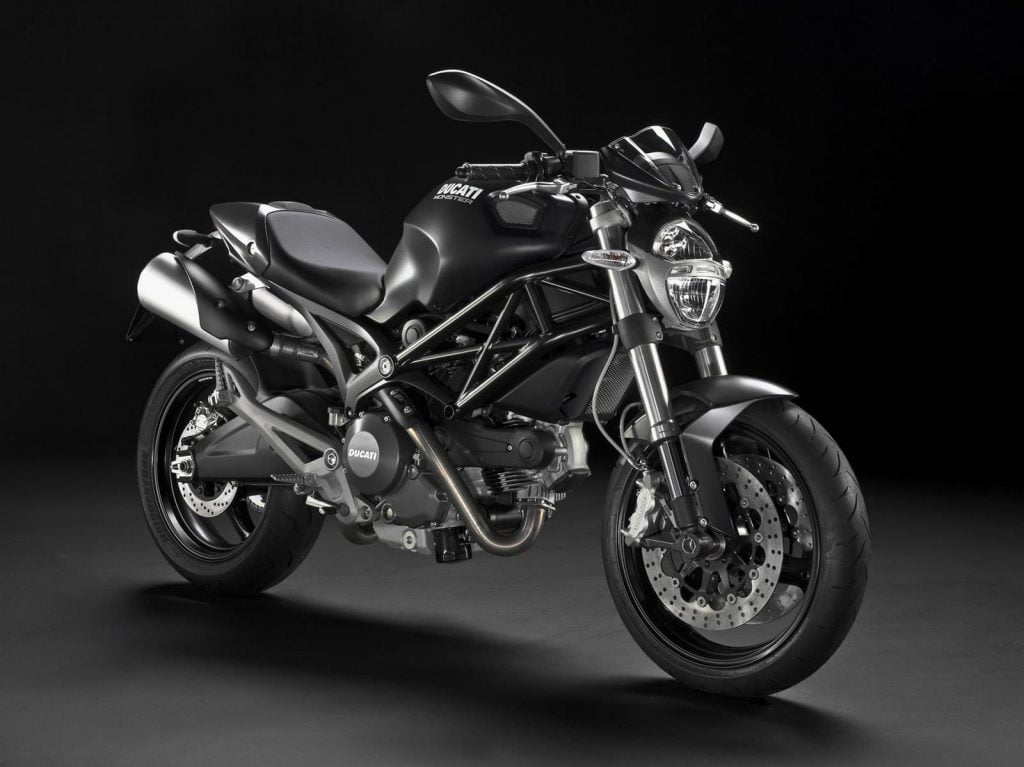 Black Ducati Monster 696