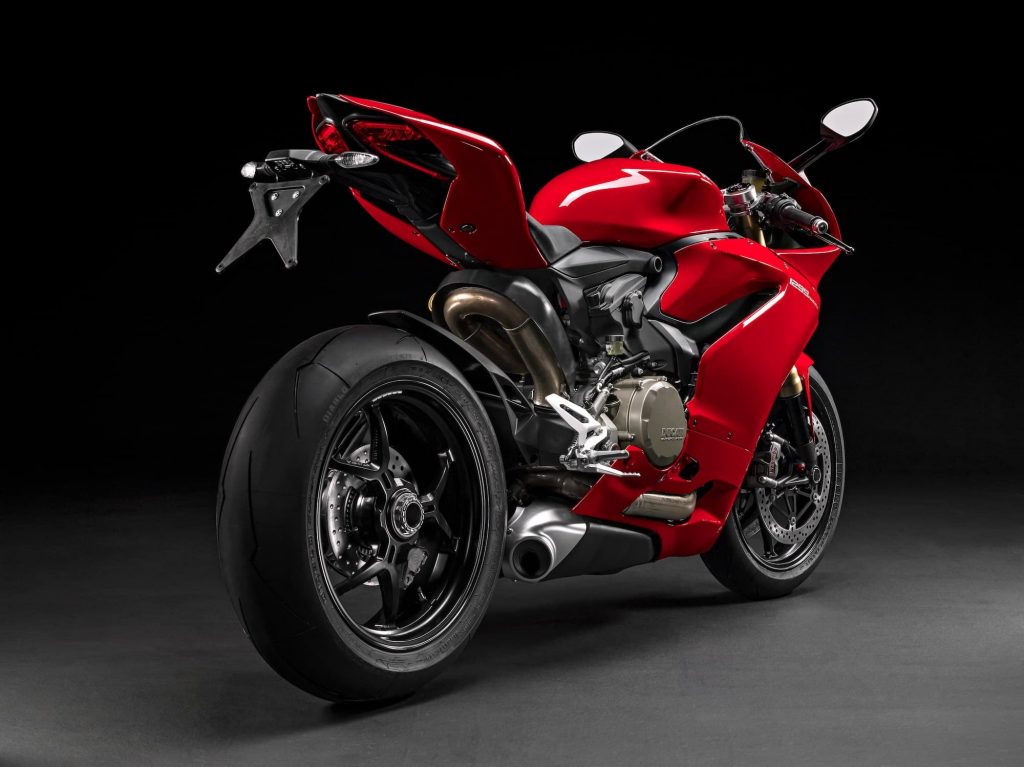 Ducati 1299 Panigale S 2015 Rear RHS studio red