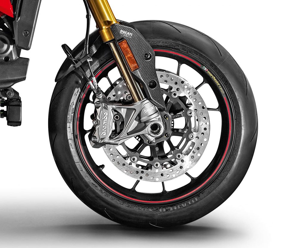 Ducati Hypermotard 939 SP wheel suspension and rims