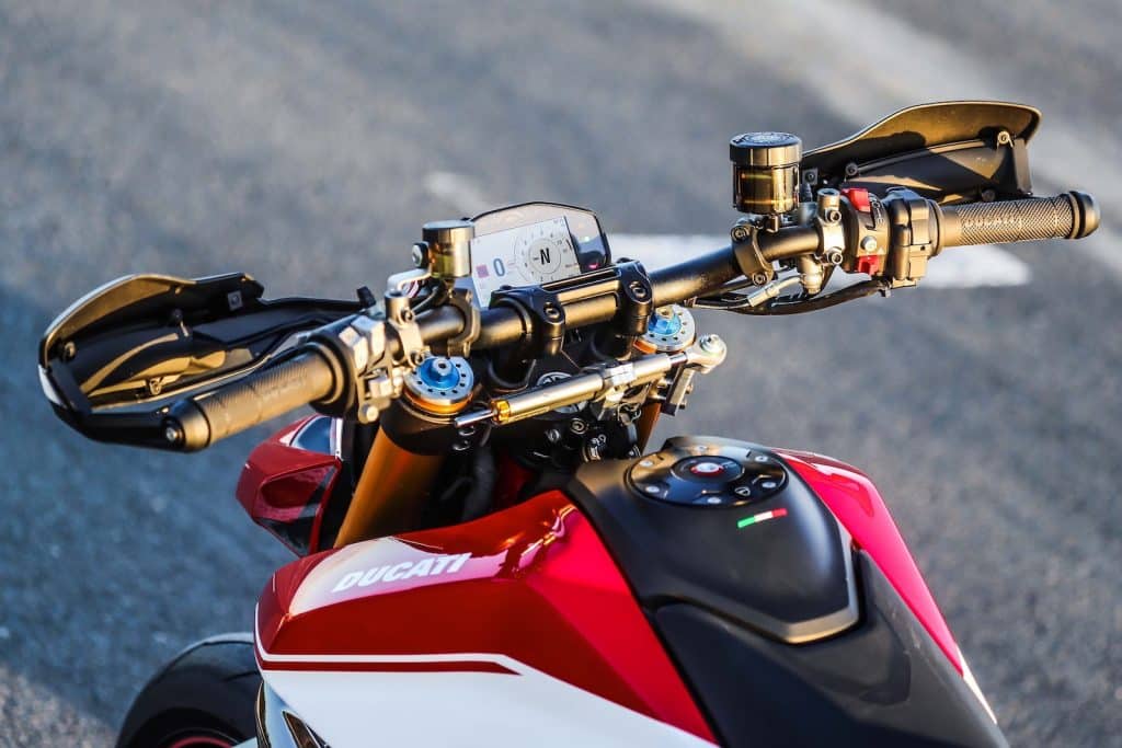 Ducati Hypermotard 950 and SP dash and controls