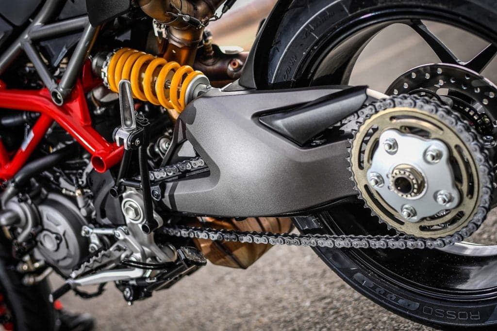 Ducati Hypermotard 950 and SP rear chain drive
