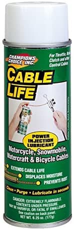 motorcycle maintenance - cable lubricant