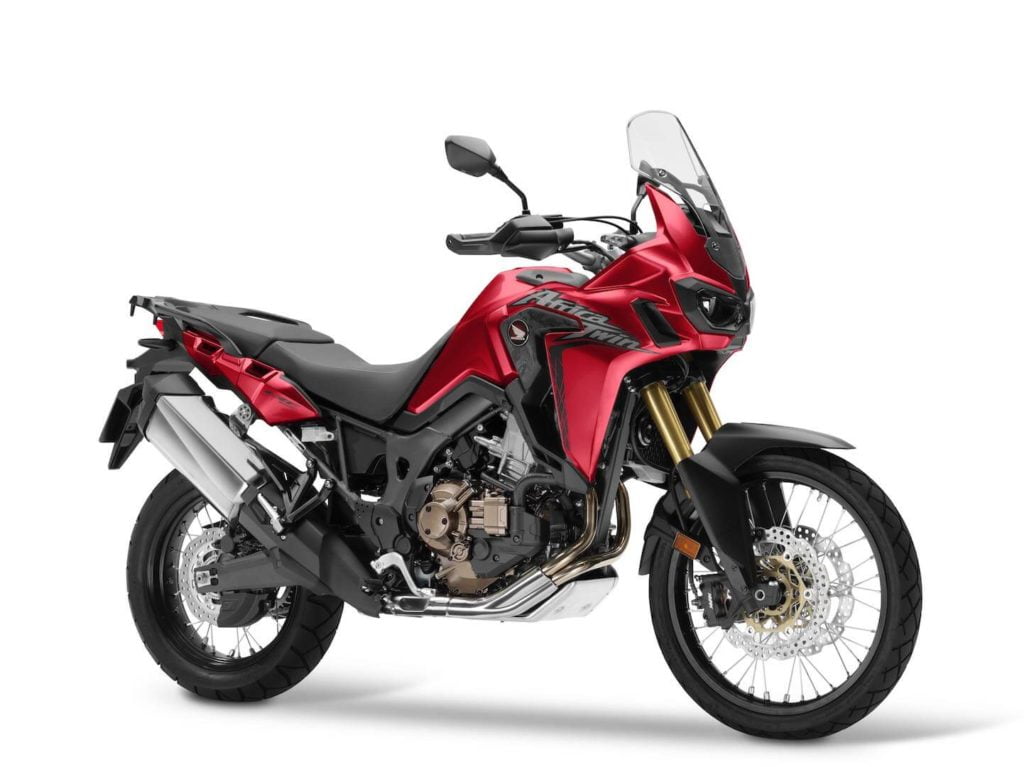 2017 Africa Twin CRF1000L Stock Image Red
