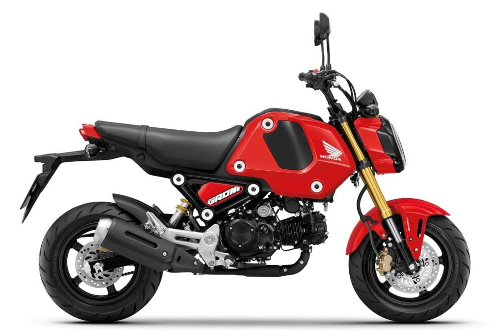 2021 Red Honda Grom