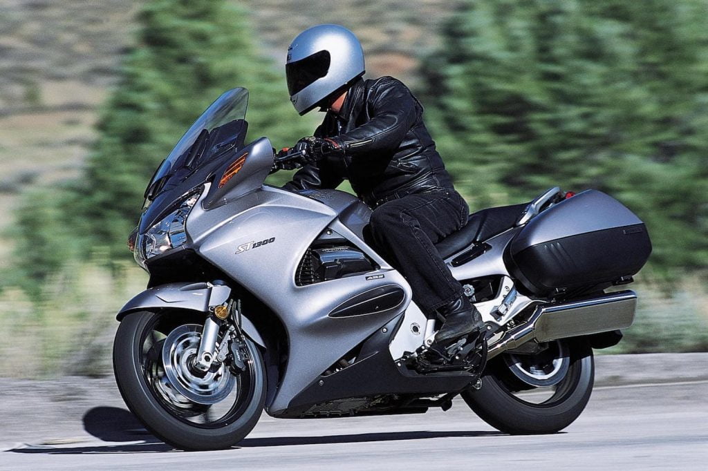 Honda ST1300 riding, single rider