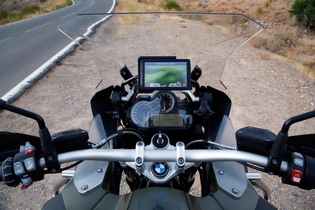 2015 BMW R 1200 GS Adventure Wethead console controls and gauges