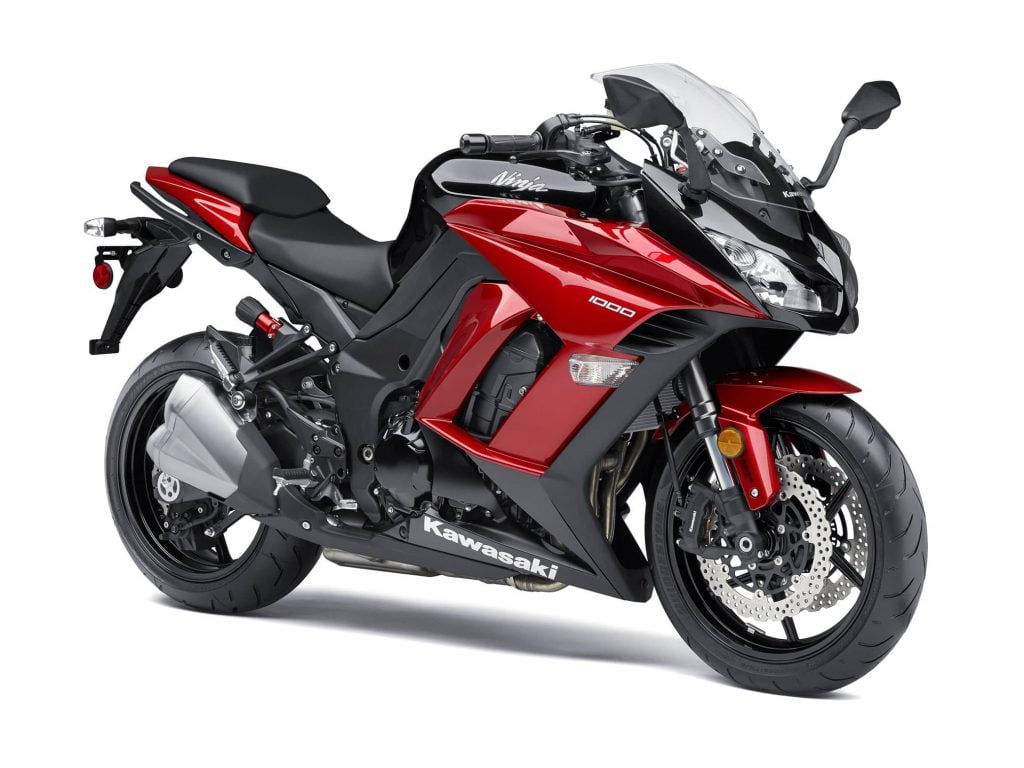 2015 Red Kawasaki Ninja 1000 z1000sx diagonal