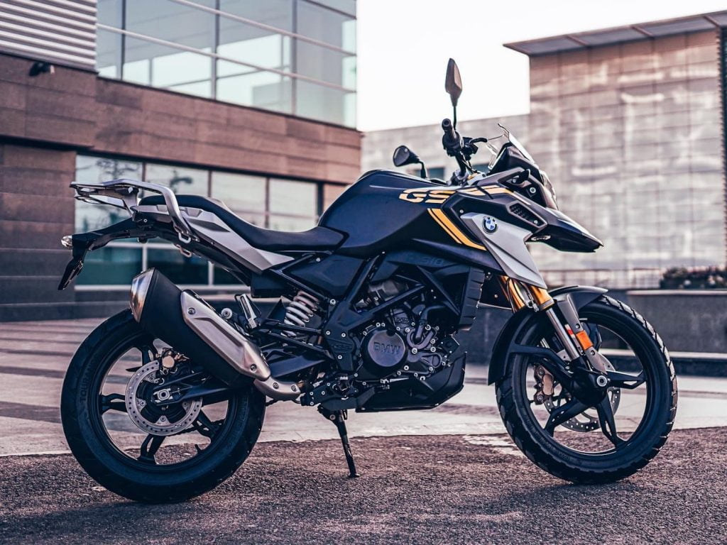 2020 BMW G 310 GS in city scene 40 years GS