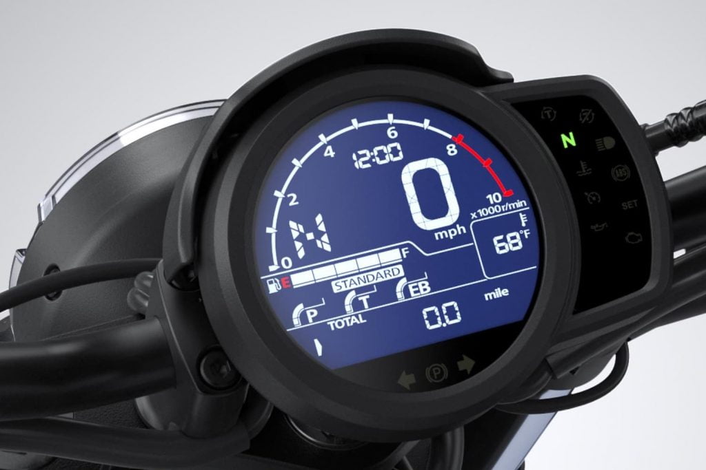 Honda rebel 1100 display gauges tach dash