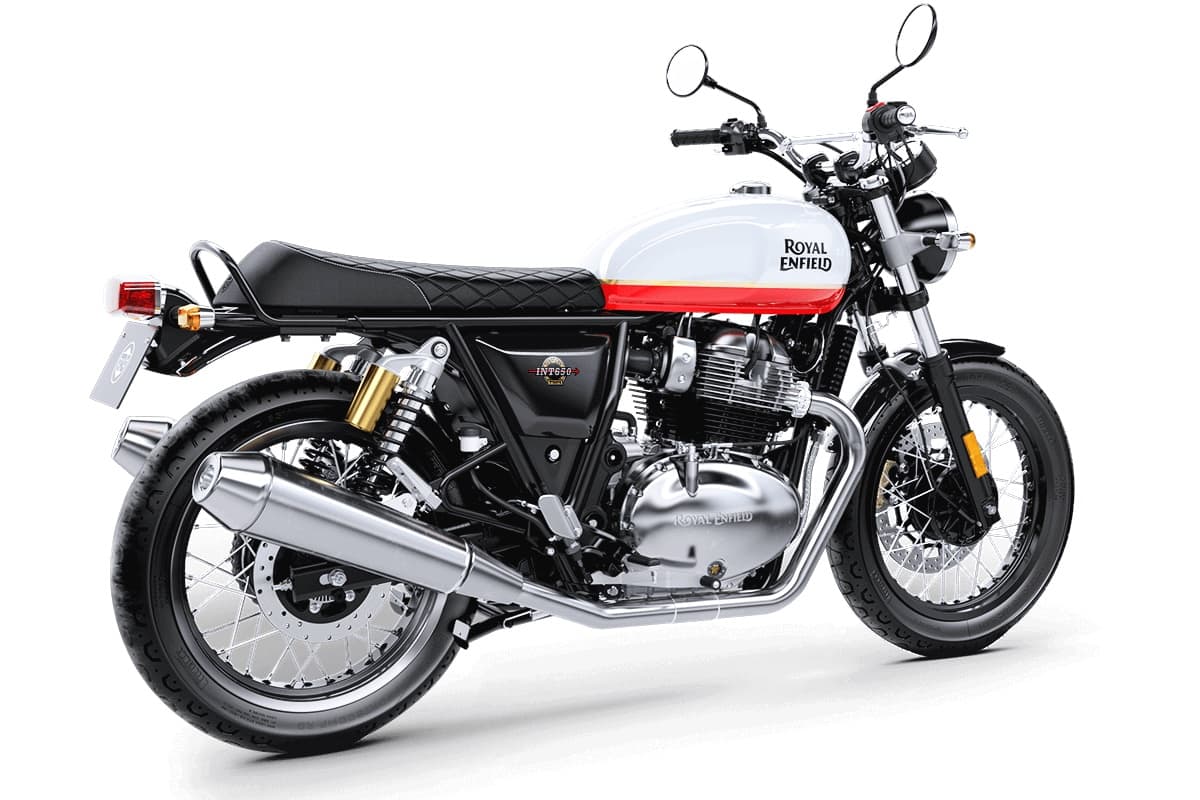Royal Enfield Interceptor 650 INT 650 red and white "Bakers"
