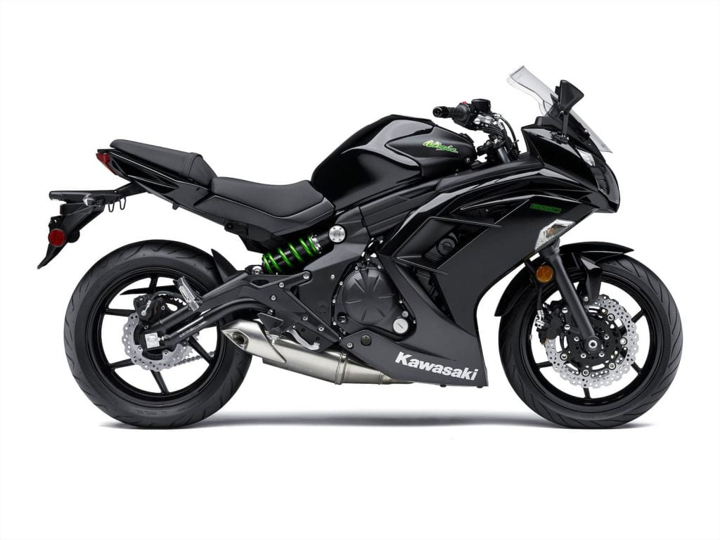 2015 RHS black and green kawasaki ninja 650