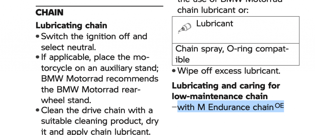 BMW M Endurance Chain is the Low Maintenance Chain