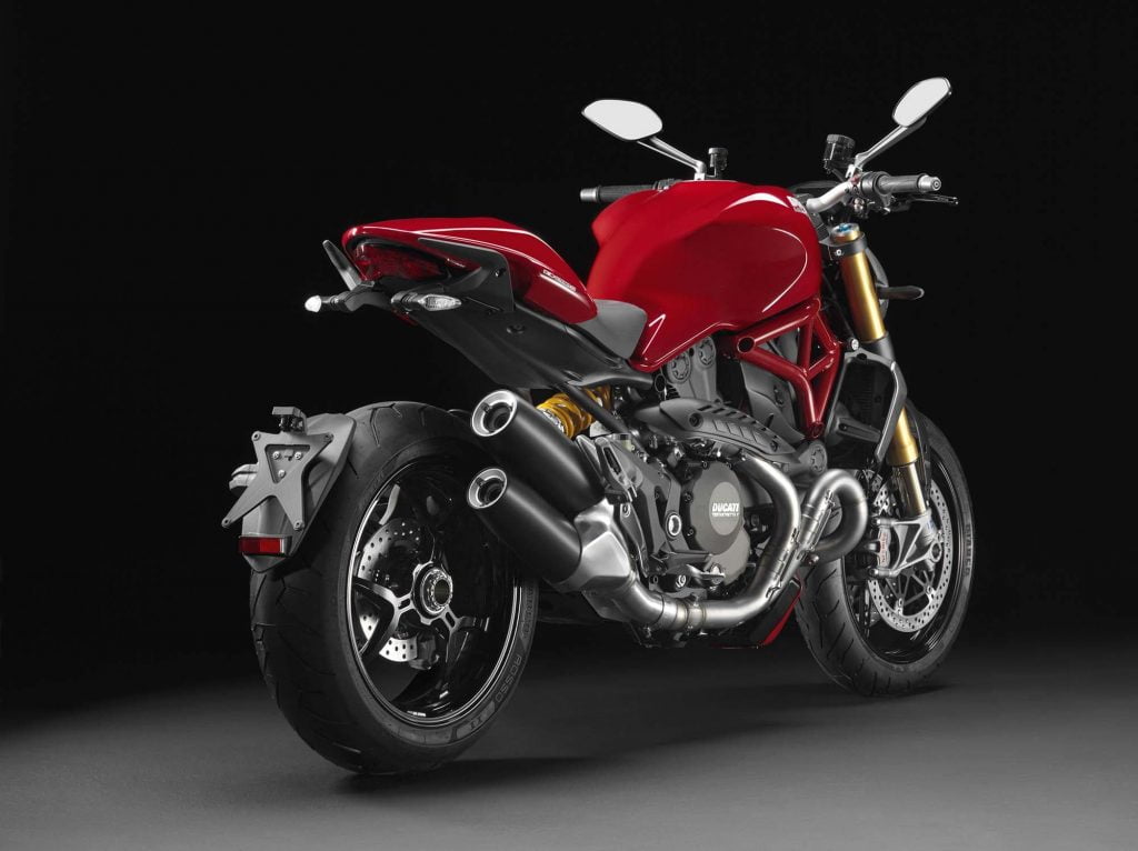 2014-2016 Ducati Monster 1200 S studio rhs rear