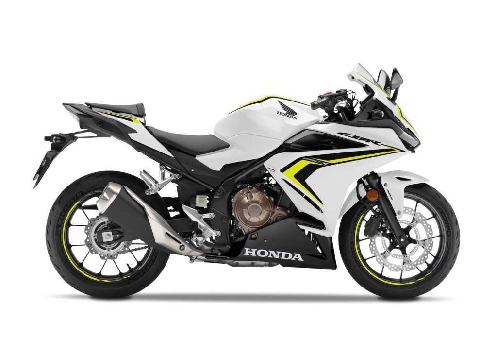 2019-2021 Honda CBR500R white RHS studio