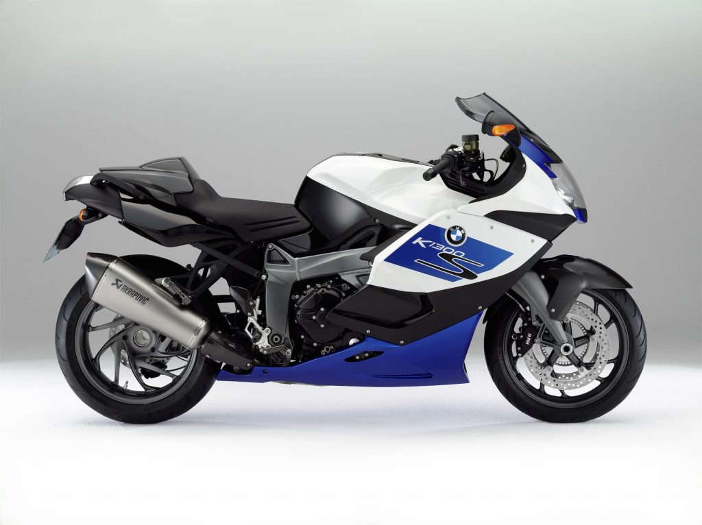 BMW K 1300S RHS blue and white colors studio
