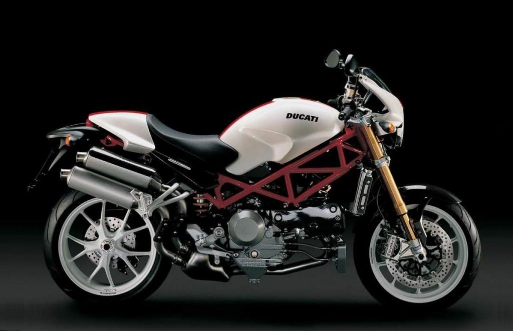 Ducati Monster S4Rs white RHS