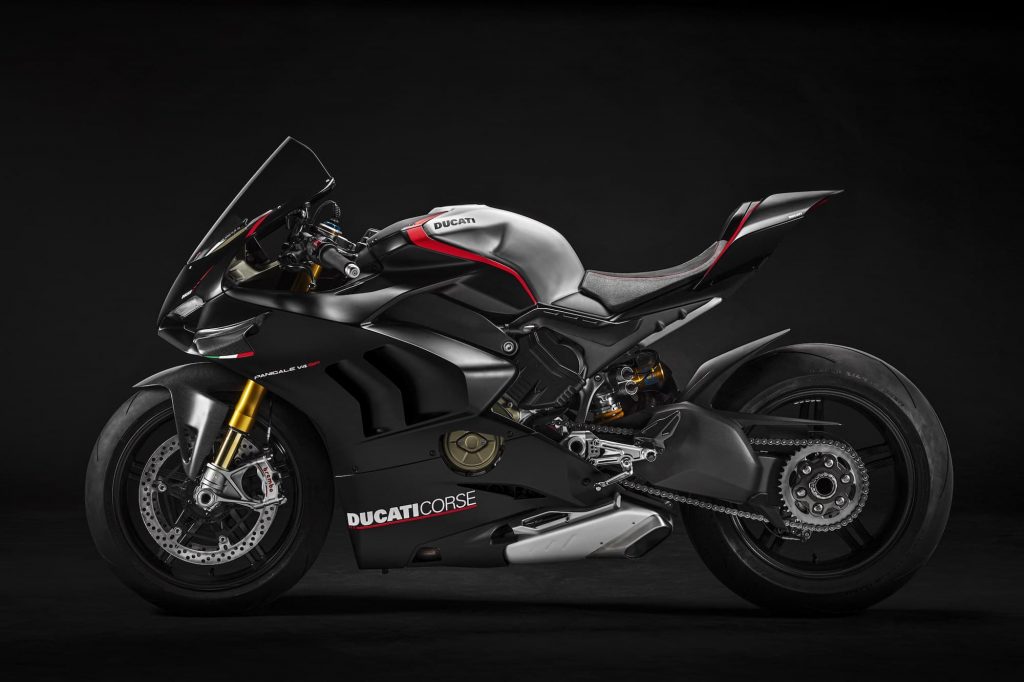 Ducati Panigale V4 SP Studio black background LHS