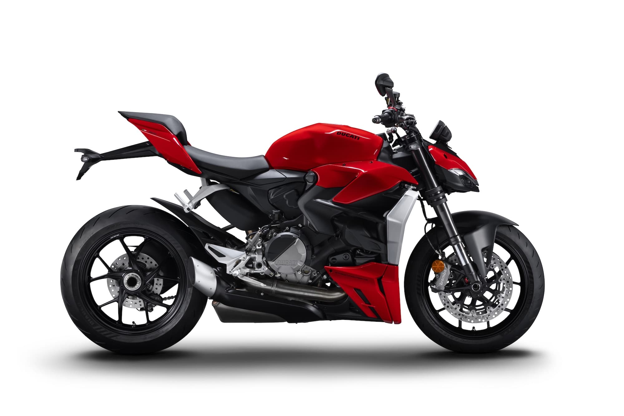 2022 Ducati Streetfighter V2 Studio White Background