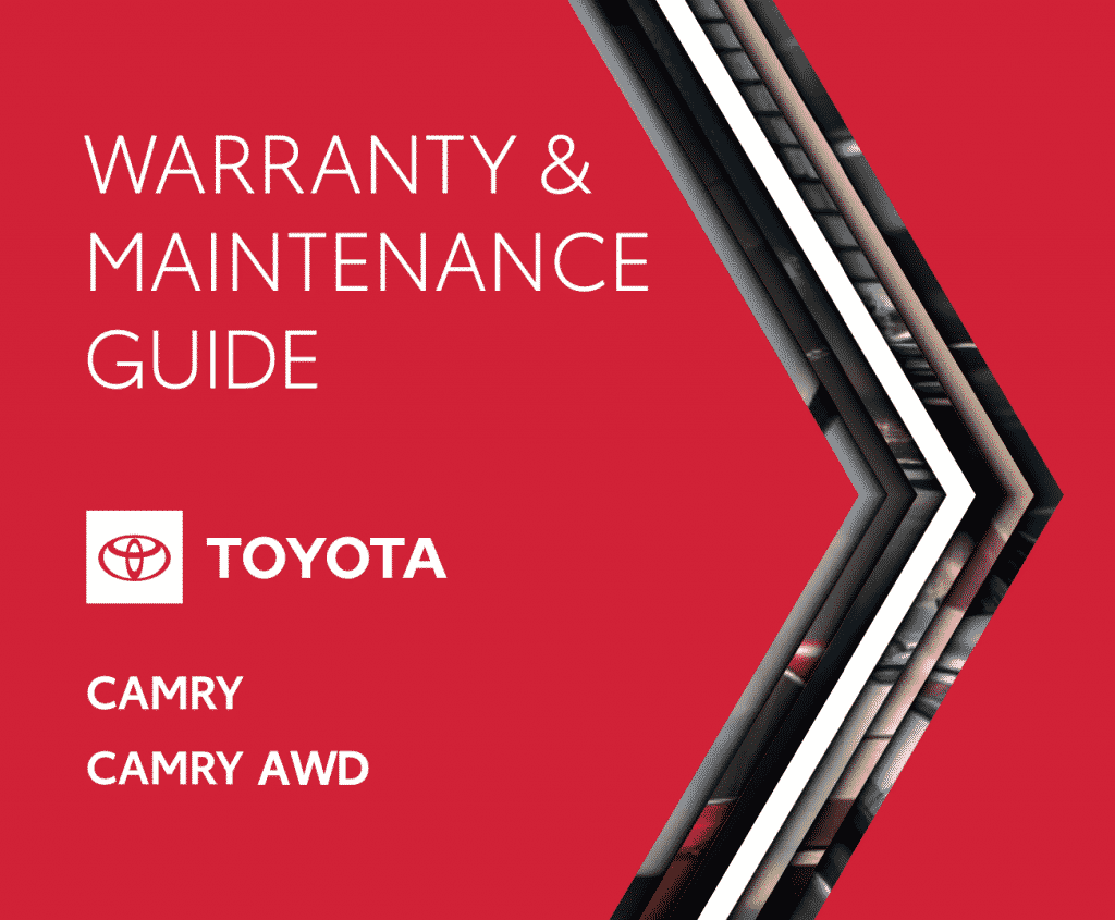 2022 Toyota Camry V6 maintenance Schedule screenshot 1