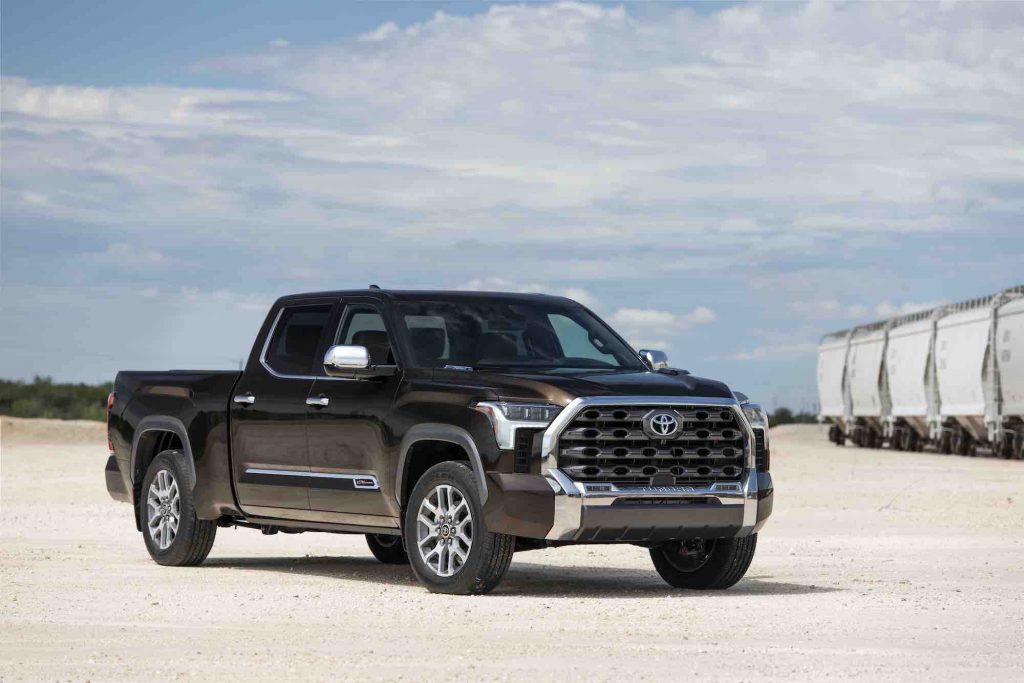 2022 Toyota Tundra 1794 Edition Exterior RHS front 3-4