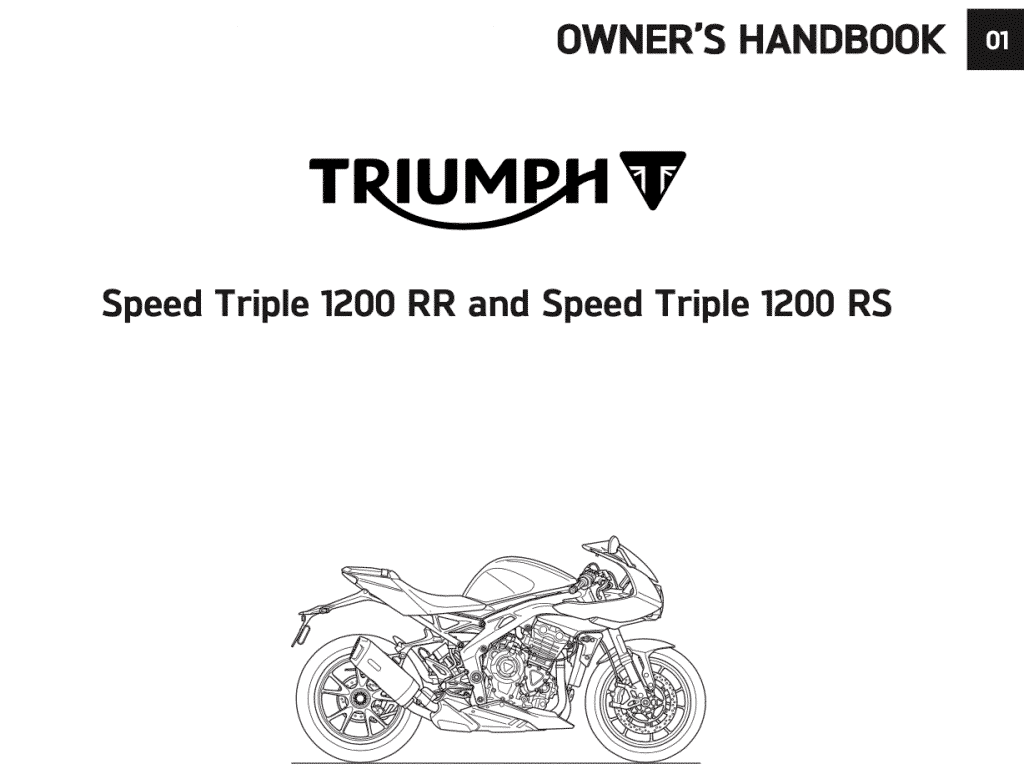 Triumph Speed Triple 1200 RR Maintenance Schedule Screenshot 1